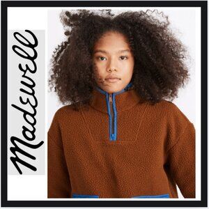 (Re)sourced Fleece Quilted-Pocket Popover Jacket